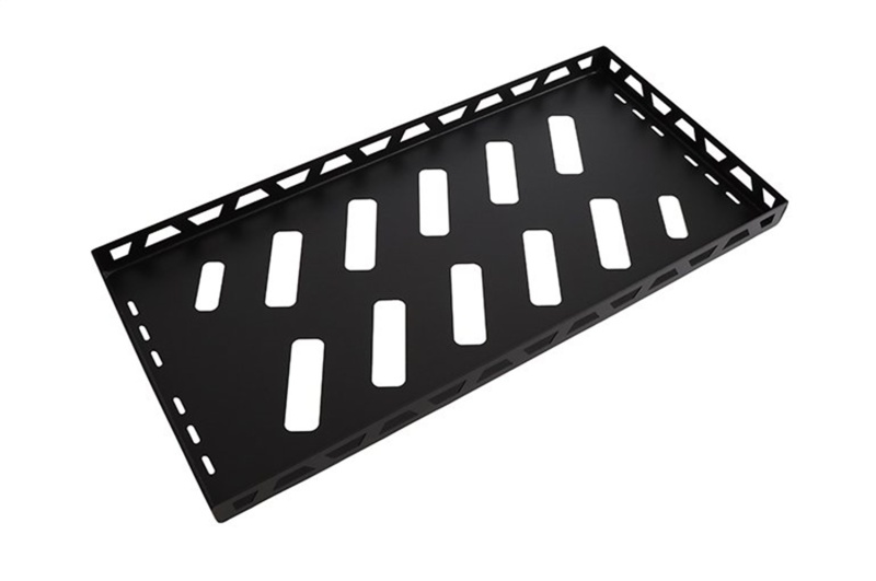 Jeep Wrangler JK Interior Cargo Rack - Rear - Dee Zee - Solid with NRT(TM) Coating - Black - `07-`18